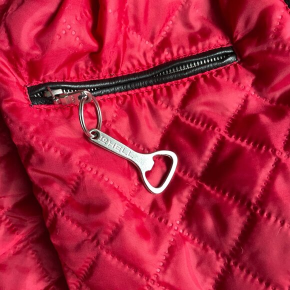 Straight To Hell Defector Black Leather Jacket w/Nickel Hardware - Large/44 - Picture 7 of 8